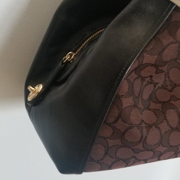 COACH Edie Shoulder Bag In Signature Jacquard - Picture 11 of 14